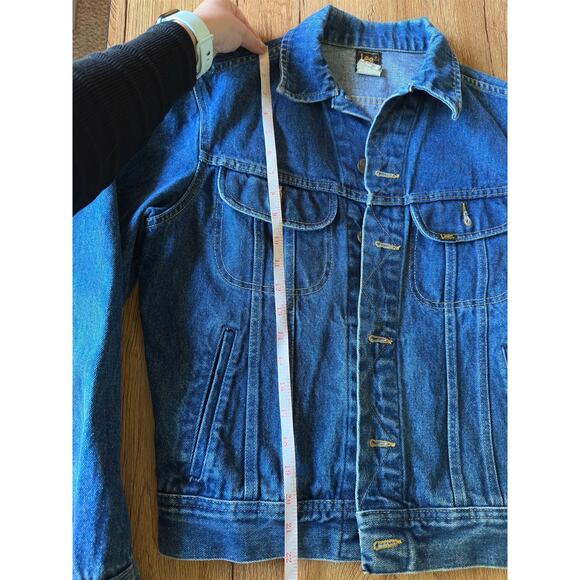 LEE Vintage Medium Wash Denim Jacket Size Medium - Picture 5 of 6